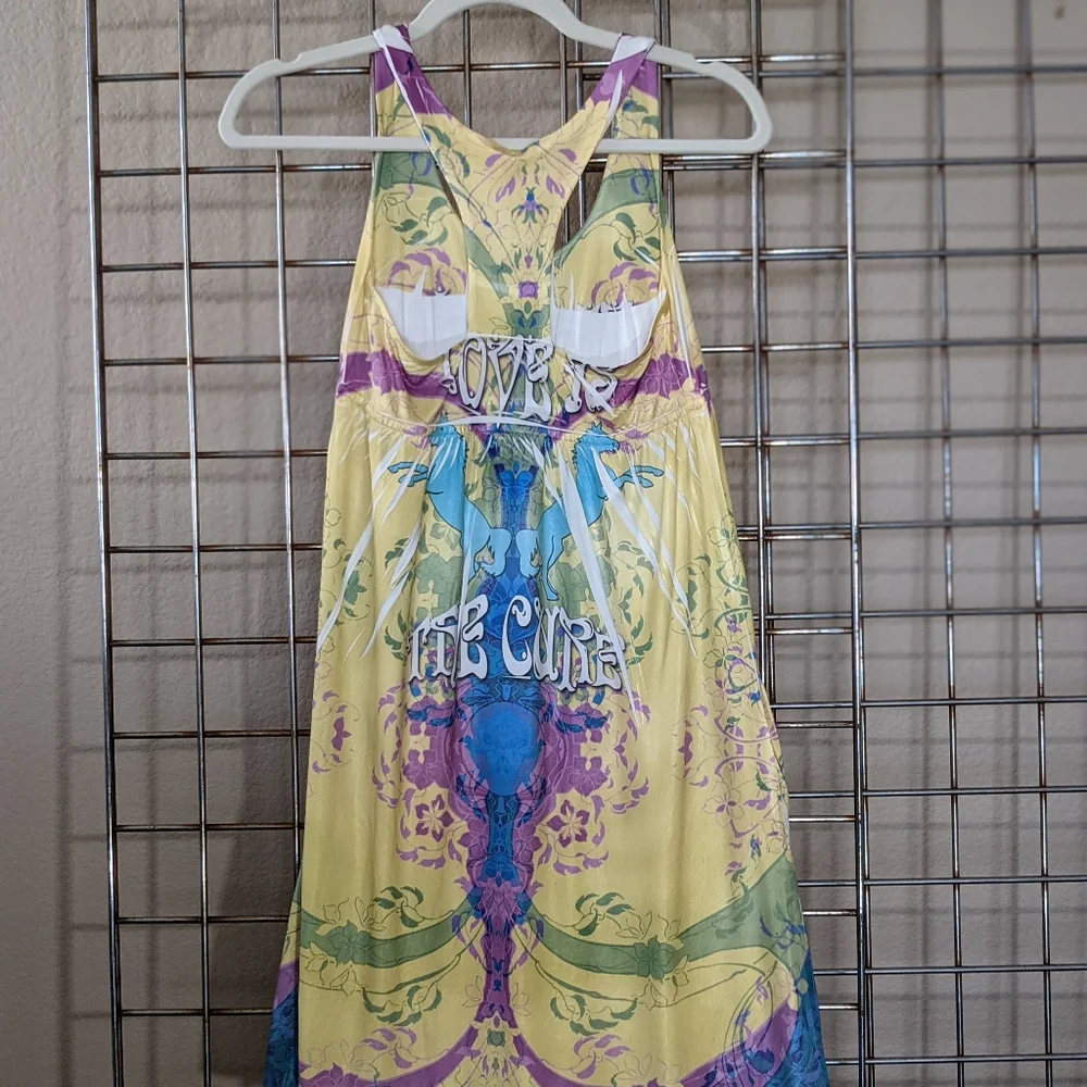 S-Twelve soft stretch racer back summer dress. Size: Medium - Picture 11 of 14